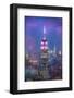 Usa, New York, New York City, Empire State Building and Midtown Manhattan Skyline-Michele Falzone-Framed Photographic Print