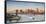 Usa, New York, New York City, Lower Manhattan and Brooklyn Bridge-Michele Falzone-Framed Stretched Canvas