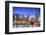 Usa, New York, New York City, Lower Manhattan and Brooklyn Bridge-Michele Falzone-Framed Photographic Print