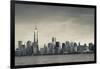 USA, New York, New York City, Lower Manhattan and Freedom Tower, Dusk-Walter Bibikow-Framed Photographic Print