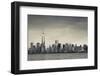 USA, New York, New York City, Lower Manhattan and Freedom Tower, Dusk-Walter Bibikow-Framed Photographic Print