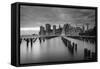 Usa, New York, New York City, Lower Manhattan Skyline-Michele Falzone-Framed Stretched Canvas