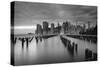 Usa, New York, New York City, Lower Manhattan Skyline-Michele Falzone-Stretched Canvas