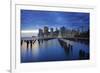 Usa, New York, New York City, Lower Manhattan Skyline-Michele Falzone-Framed Photographic Print