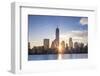 Usa, New York, New York City, Lower Manhattan Skyline-Michele Falzone-Framed Photographic Print