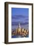 Usa, New York, New York City, Lower Manhattan Skyline-Michele Falzone-Framed Photographic Print