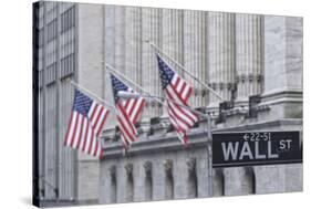 Usa, New York, New York City, Lower Manhattan, Wall Street-Michele Falzone-Stretched Canvas