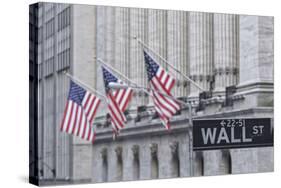 Usa, New York, New York City, Lower Manhattan, Wall Street-Michele Falzone-Stretched Canvas