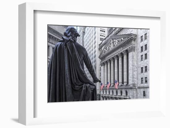 Usa, New York, New York City, Lower Manhattan, Wall Street-Michele Falzone-Framed Photographic Print