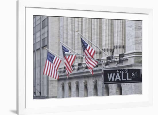 Usa, New York, New York City, Lower Manhattan, Wall Street-Michele Falzone-Framed Photographic Print