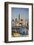 Usa, New York, New York City, Manhattan Bridge and Empire State Building-Michele Falzone-Framed Photographic Print