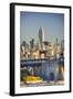 Usa, New York, New York City, Manhattan Bridge and Empire State Building-Michele Falzone-Framed Photographic Print