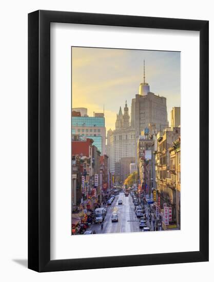 Usa, New York, New York City, Manhattan, Chinatown-Michele Falzone-Framed Photographic Print