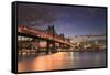 Usa, New York, New York City, Manhattan, Ed Koch Queensboro Bridge-Michele Falzone-Framed Stretched Canvas