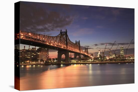 Usa, New York, New York City, Manhattan, Ed Koch Queensboro Bridge-Michele Falzone-Stretched Canvas