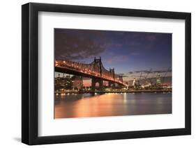 Usa, New York, New York City, Manhattan, Ed Koch Queensboro Bridge-Michele Falzone-Framed Premium Photographic Print