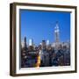 USA, New York, New York City, Manhattan, Midtown Manhattan, Elevated Dusk View Towards the Empire S-Gavin Hellier-Framed Photographic Print