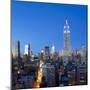 USA, New York, New York City, Manhattan, Midtown Manhattan, Elevated Dusk View Towards the Empire S-Gavin Hellier-Mounted Photographic Print