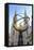 Usa, New York, New York City, Manhattan, Rockefeller Center, Atlas Statue and St Patricks Cathedral-Michele Falzone-Framed Stretched Canvas