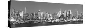 Usa, New York, New York City, Manhattan Skyline from New Jersey-Michele Falzone-Stretched Canvas