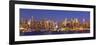 Usa, New York, New York City, Manhattan Skyline from New Jersey-Michele Falzone-Framed Photographic Print