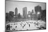 USA, New York, New York City, Skaters at the Wollman Rink-Walter Bibikow-Mounted Photographic Print