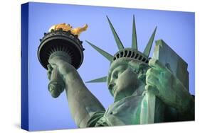 Usa, New York, New York City, Statue of Liberty National Monument-Michele Falzone-Stretched Canvas