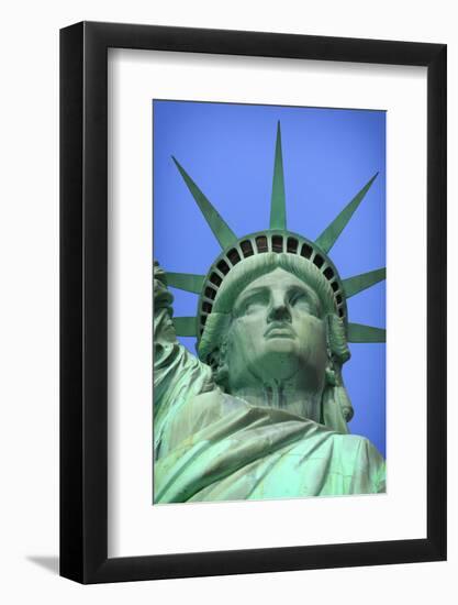 Usa, New York, New York City, Statue of Liberty National Monument-Michele Falzone-Framed Photographic Print