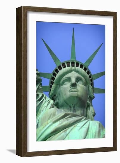 Usa, New York, New York City, Statue of Liberty National Monument-Michele Falzone-Framed Photographic Print