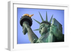 Usa, New York, New York City, Statue of Liberty National Monument-Michele Falzone-Framed Photographic Print