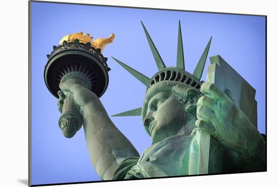 Usa, New York, New York City, Statue of Liberty National Monument-Michele Falzone-Mounted Photographic Print