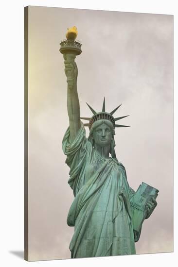 Usa, New York, New York City, Statue of Liberty National Monument-Michele Falzone-Stretched Canvas