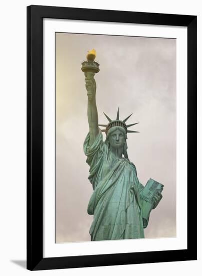 Usa, New York, New York City, Statue of Liberty National Monument-Michele Falzone-Framed Photographic Print