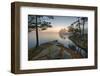 USA, New York State. April sunrise along the St. Lawrence River, Thousand Islands.-Chris Murray-Framed Photographic Print