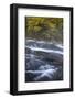 USA, New York State. Buttermilk Falls in autumn, Adirondack Mountains-Chris Murray-Framed Photographic Print