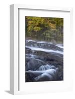 USA, New York State. Buttermilk Falls in autumn, Adirondack Mountains-Chris Murray-Framed Photographic Print