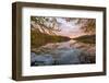 USA, New York State. Calm autumn morning on Green Lake, Green Lakes State Park.-Chris Murray-Framed Photographic Print