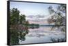 USA, New York State. Calm summer morning on the St. Lawrence River, Thousand Islands.-Chris Murray-Framed Stretched Canvas