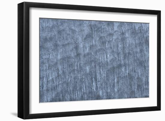 USA, New York State. Hillside of winter trees.-Chris Murray-Framed Photographic Print