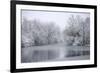 USA, New York State. Winter snowfall on the Erie Canal, Cedar Bay Park.-Chris Murray-Framed Premium Photographic Print