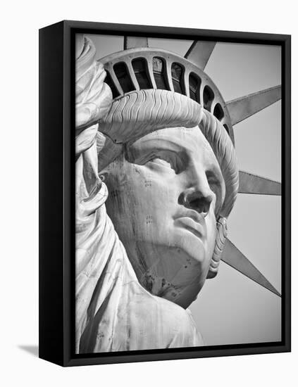 USA, New York, Statue of Liberty-Alan Copson-Framed Stretched Canvas