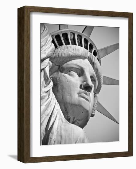 USA, New York, Statue of Liberty-Alan Copson-Framed Photographic Print