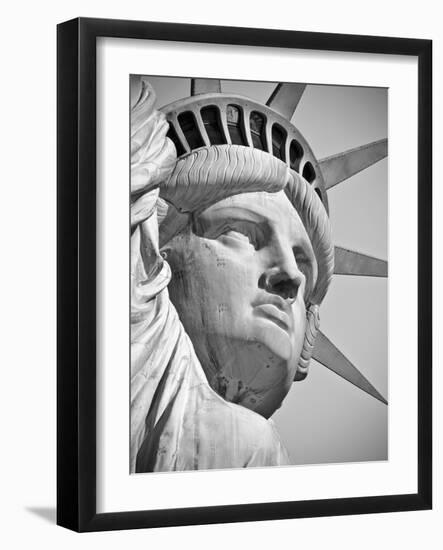 USA, New York, Statue of Liberty-Alan Copson-Framed Photographic Print