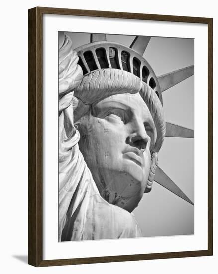 USA, New York, Statue of Liberty-Alan Copson-Framed Photographic Print