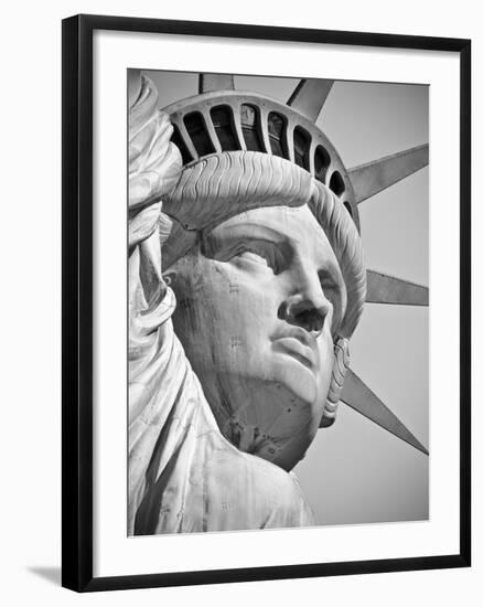 USA, New York, Statue of Liberty-Alan Copson-Framed Photographic Print