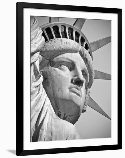 USA, New York, Statue of Liberty-Alan Copson-Framed Photographic Print