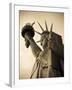 USA, New York, Statue of Liberty-Alan Copson-Framed Photographic Print