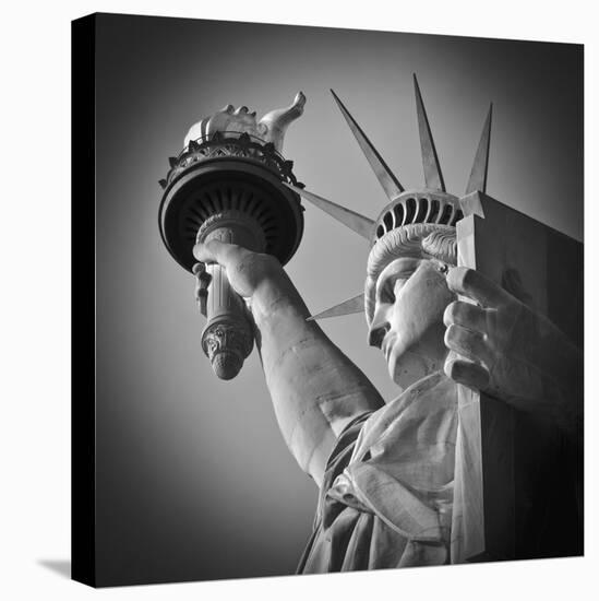 USA, New York, Statue of Liberty-Alan Copson-Stretched Canvas