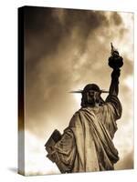 USA, New York, Statue of Liberty-Alan Copson-Stretched Canvas