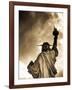 USA, New York, Statue of Liberty-Alan Copson-Framed Photographic Print